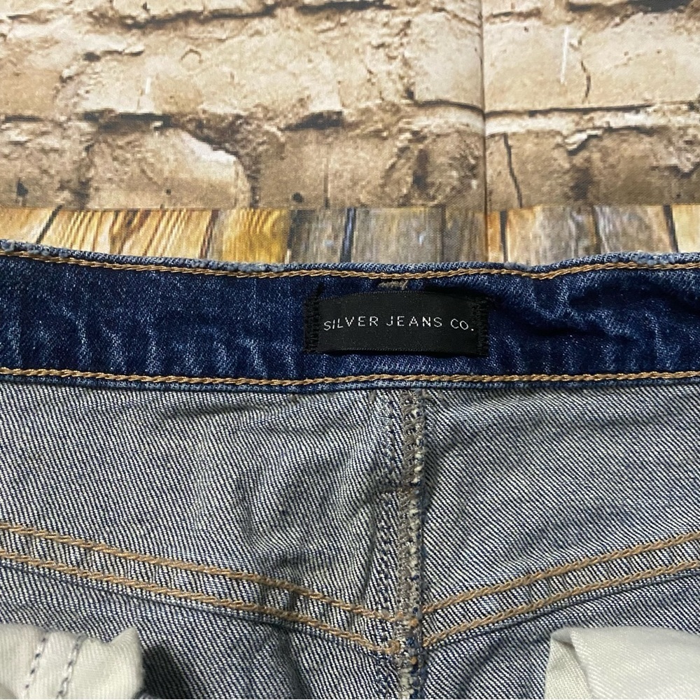 Silver Jeans Cotton Stretch Denim Jean Fresco Mini Skirt - Picture 4 of 6